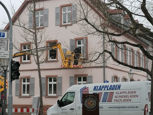 Friesenheim, Rathaus II, in Arbeit