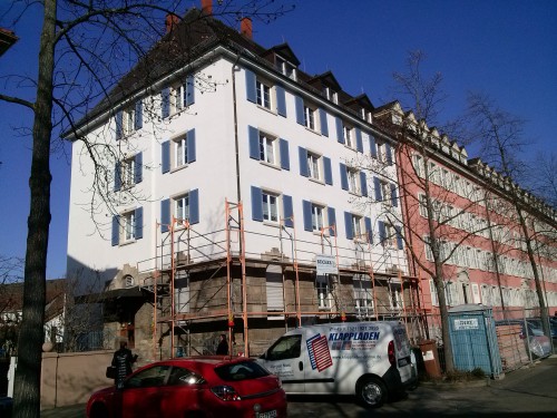 Fensterläden aus Aluminium, Freiburg