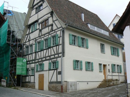 Esslingen, historisches denkmalgeschütztes Fachwerkhaus